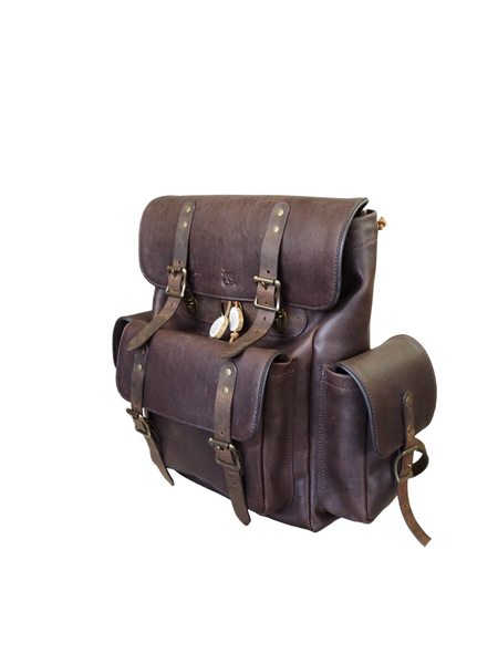 bushcraft leather backpack Bridges Backpack