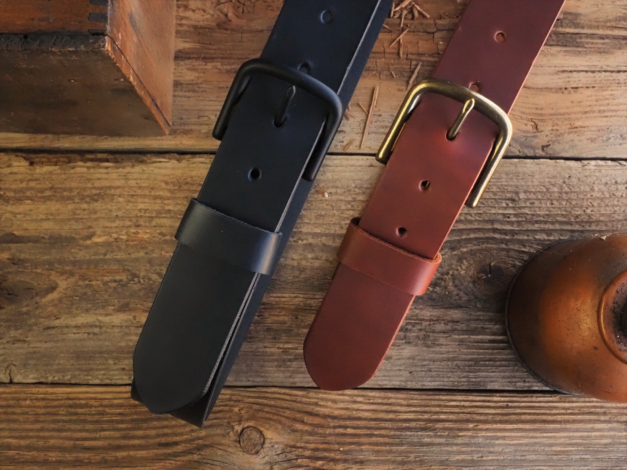 Personalized Leather Belt - Made in American - Bridle Leather Belts - Holtz  Leather