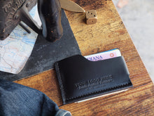 Custom Logo Slim Leather Wallet