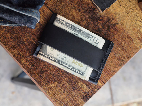 Custom Logo Slim Leather Wallet