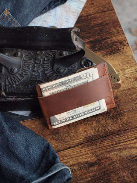 Custom Logo Slim Leather Wallet