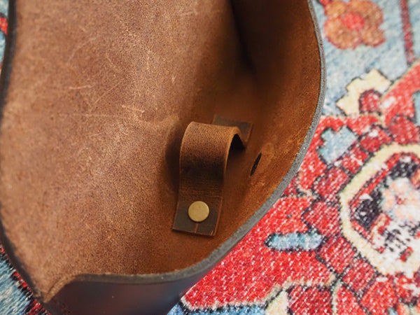 Hunley Leather Glasses Case