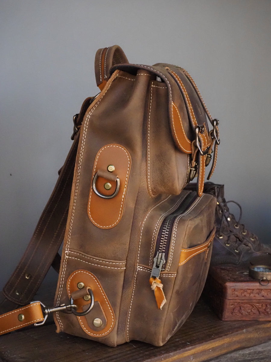 Woodsman Rucksack – LM Leather Goods