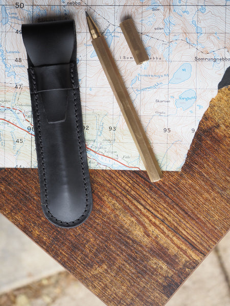 Custom Logo Leather Pen Case