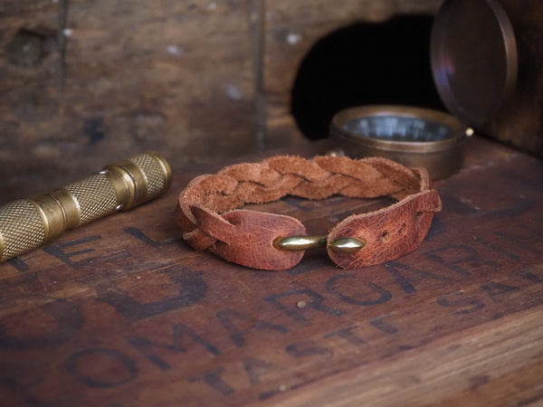 Braided Leather Cuff
