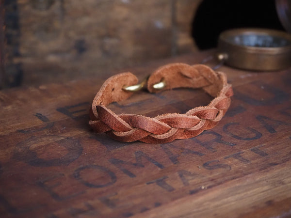Braided Leather Cuff