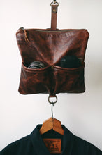 Leather Roll-Top Dopp Kit