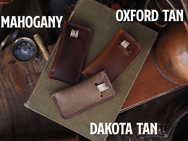 Leather Toothpick Holder